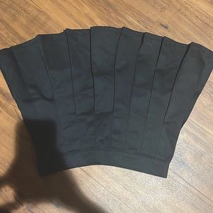 Short black tennis skirt without shorts